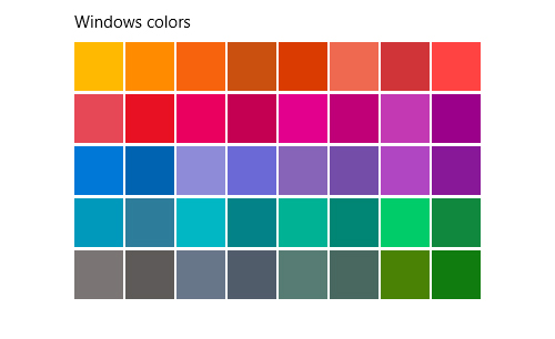 Подешавање Windows боја